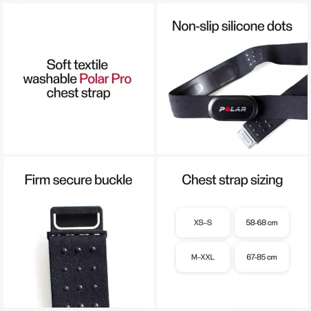 Polar Precision: Advanced Heart Rate Monitor with Comfortable Chest Strap