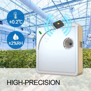 High-precision indoor grow light by UbiBot WS1 for smart environmental monitoring.