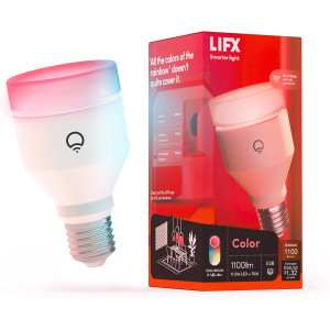 LIFX Color 1100lm: bright white light bulb for efficiency