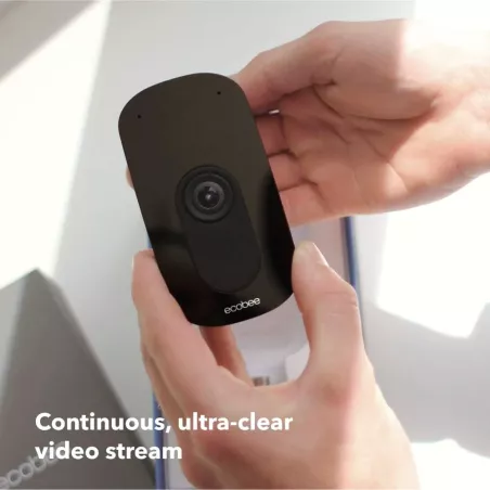 ecobee SmartCamera : Sécurité Intelligente avec Alexa Intégrée - Protégez Votre Maison Facilement !