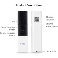 SSK Portable Language Translator, Connect & Communicate Globally