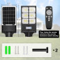 ZJOJO 10000 Lumen Solar Street Lights: Motion Sensor, Remote, Waterproof - 2 Pack