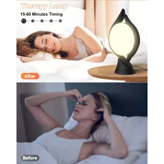 Lampe de Luminothérapie 10000 Lux HIBOITEC : Éclairez Votre Humeur, Réglable & Anti-UV