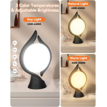 Lampe de Thérapie Lumineuse sans UV. Luminosité Réglable et Minuterie