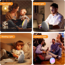 RICIAL Sunrise Alarm Clock with Light Therapy and White Noise