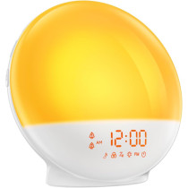 RICIAL Sunrise Alarm Clock with Light Therapy and White Noise