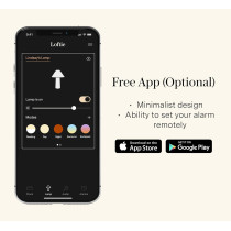 Loftie Smart Lamp: Sunrise Alarm Multi Colors Sleep Aid