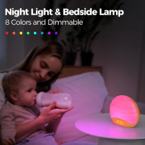 REACHER Sunrise Alarm Clock: Wake Up Light and Sound Machine