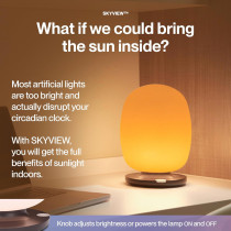 SKYVIEW Wellness Lamp: NASA-Engineered for Better Sleep and Mood