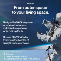 Lampe de bien-être SKYVIEW : conçue par la NASA pour mieux dormir