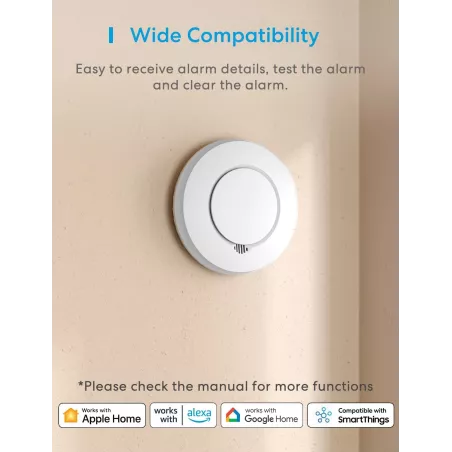 Détecteur de Fumée Intelligent Meross: Sécurité Connectée pour Votre Maison