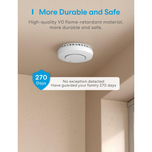 Meross Smart Smoke Alarm with Hub: Real - Time Alerts and Safety