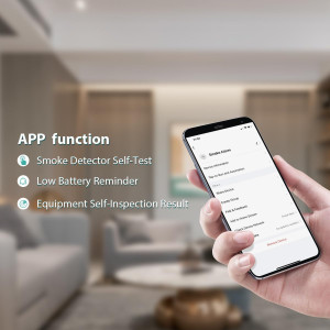 Spreadtron Smart Wi-Fi Smoke Alarm: 10-Year Sensor & Real-Time Alerts