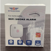 Spreadtron Smart Wi-Fi Smoke Alarm: 10-Year Sensor & Real-Time Alerts