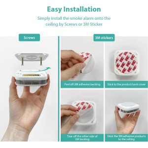 Spreadtron Smart Wi-Fi Smoke Alarm: 10-Year Sensor & Real-Time Alerts