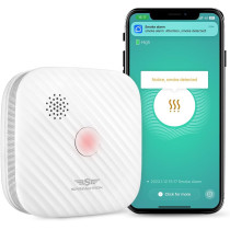 Spreadtron Smart Wi-Fi Smoke Alarm: 10-Year Sensor & Real-Time Alerts