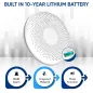 Détecteurs de Fumée Connectés 10 Ans Autonomie - Installation Facile, Sécurité Maximale