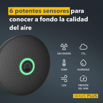 Airthings Wave Plus: Monitor Radon, CO2, and Air Quality at Home.