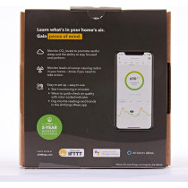 Airthings Wave Plus: Monitor Radon, CO2, and Air Quality at Home.