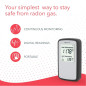 Airthings Corentium Home Radon Detector: Battery-Powered, Accurate, & Easy Radon Testing