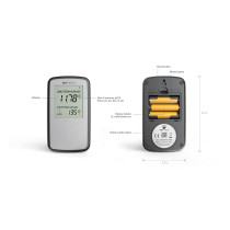 Portable Radon Detector for Home - Battery-Powered and Accurate.