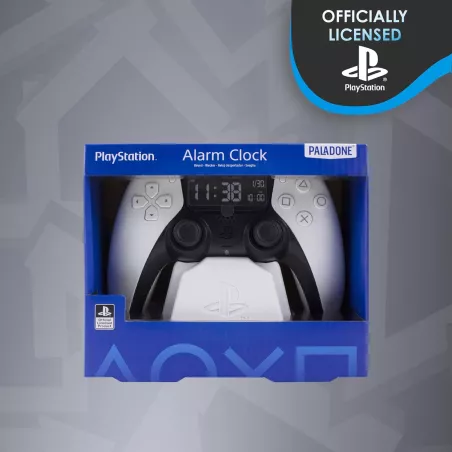 Réveil PlayStation Manette PS5: Le Cadeau Gamer Ultime! Design Iconique, Facile à Utiliser