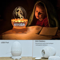 Dragon Egg Alarm Clock with Night Light & White Noise