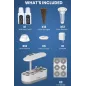 Inbloom Jardin Hydroponique dIntérieur: 12 Pots, Lumière LED Ajustable & Arrosage Automatique – Cultivez Facilement!