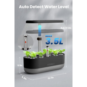 Inbloom 12 Pods Hydroponic Growing System  Easy Indoor Gardening Kit.