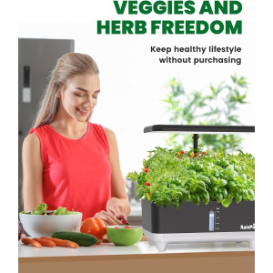 Système Hydroponique RAINPOINT  13 Pods Jardin d'Intérieur avec LED