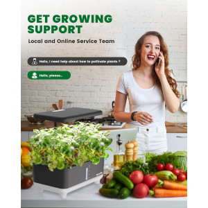 Système Hydroponique RAINPOINT  13 Pods Jardin d'Intérieur avec LED