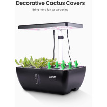 iDOO Hydroponic Garden, 12 Pods, WiFi, LED Light for Indoor Growing