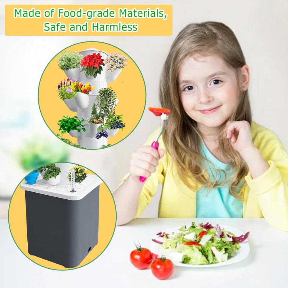 Hydroponic Vertical Garden Kit-30 Plant Indoor Smart System