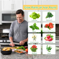 Hydroponic Vertical Garden Kit-30 Plant Indoor Smart System