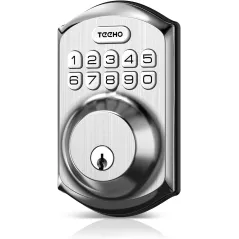 TEEHO TE001 Keyless Entry Door Lock with Keypad - Smart Deadbolt Lock for Front Door with 2 Keys - Auto Lock - Easy Installation