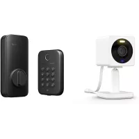 Wyze Lock Bolt, Fingerprint Keyless Entry Door Auto-Lock, Smart Bluetooth Deadbolt Replacement, Backlit Keypad, IPX5