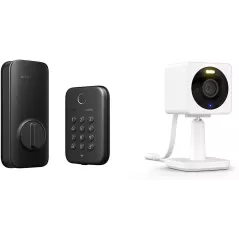 Wyze Lock Bolt, Fingerprint Keyless Entry Door Auto-Lock, Smart Bluetooth Deadbolt Replacement, Backlit Keypad, IPX5