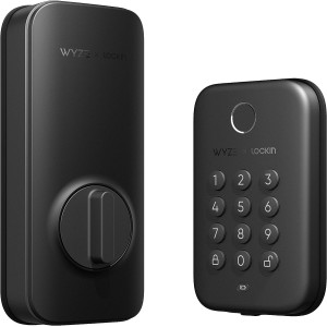 Wyze Lock Bolt, Fingerprint Keyless Entry Door Auto-Lock, Smart Bluetooth Deadbolt Replacement, Backlit Keypad, IPX5