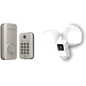 Wyze Lock Bolt, Fingerprint Keyless Entry Door Auto-Lock, Smart Bluetooth Deadbolt Replacement, Backlit Keypad, IPX5