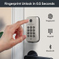 Wyze Lock Bolt: Fingerprint Smart Lock - Keyless Entry, Weatherproof, Easy Install & Remote Access