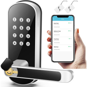 Sifely Smart Lock, Keyless Entry Door Lock, Keypad Door Lock, Fingerprint Door Lock, Biometric Door Lock, Keypad Entry Door