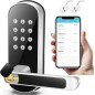 Sifely Smart Lock: Keyless Entry with Fingerprint, Remote Access & Easy Install - Secure Your Home Today!