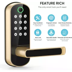 Sifely Smart Lock, Keyless Entry Door Lock, Keypad Door Lock, Fingerprint Door Lock, Biometric Door Lock, Keypad Entry Door
