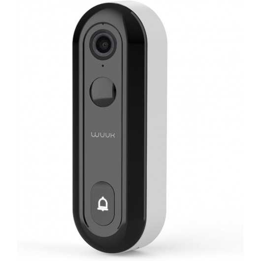 WUUK Wireless Doorbell Camera, 2K - Absolutely No Monthly Fee Video Doorbell w/Human & Motion Detection, 32GB Storage Homebase,