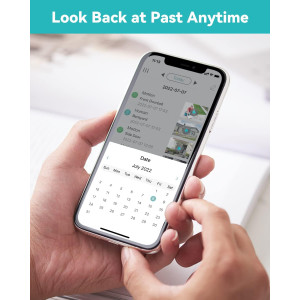 WUUK Wireless Doorbell Camera, 2K - Absolutely No Monthly Fee Video Doorbell w/Human & Motion Detection, 32GB Storage Homebase,