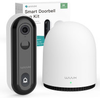 WUUK Wireless Video Doorbell 2K - No Subscription, Alexa Compatible