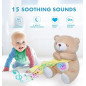 Soothing Baby Sleep Soother: Cry Sensor, Lullabies & Star Projector - Sweet Dreams Guaranteed!