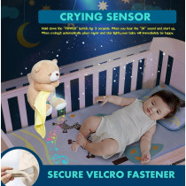 Baby Sleep Soother with Cry Sensor - 15 Lullabies and Night Light