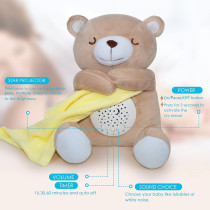 Baby Sleep Soother with Cry Sensor - 15 Lullabies and Night Light