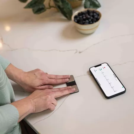 Moniteur ECG KardiaMobile - Approuvé par la FDA, Portable & Facile